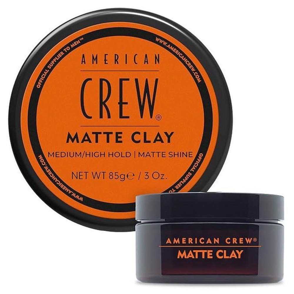 AMERICAN CREW MATTE CLAY MEDIUM/HIGH HOLD | MATTE SHINE Man Hair Pomade